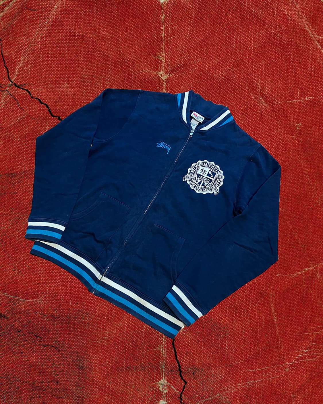 Stussy 스투시 클래식 바시티 자켓 M 상품이미지1