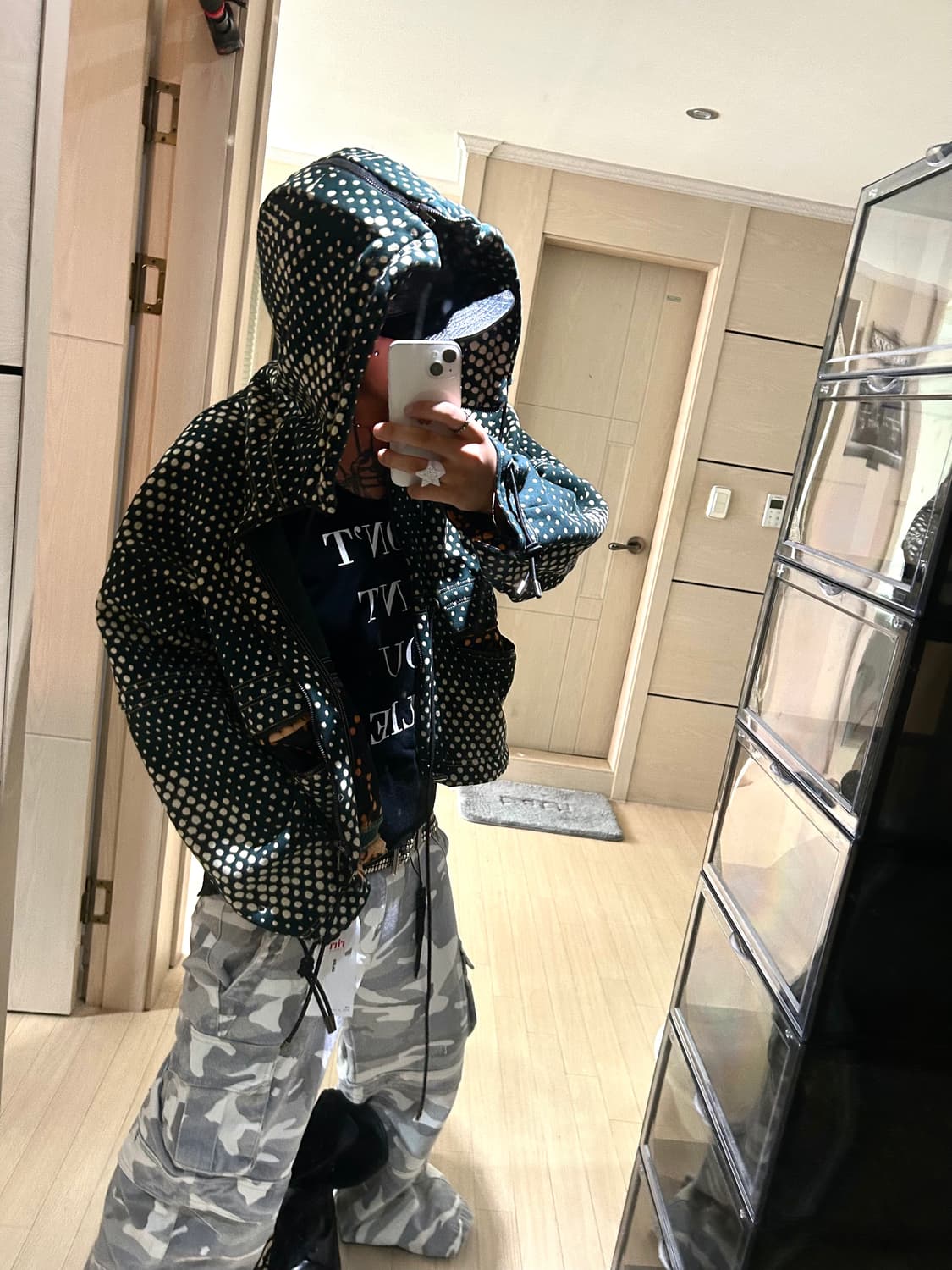 Degremont Bleached Multi Hoodie Jacket 상품이미지6