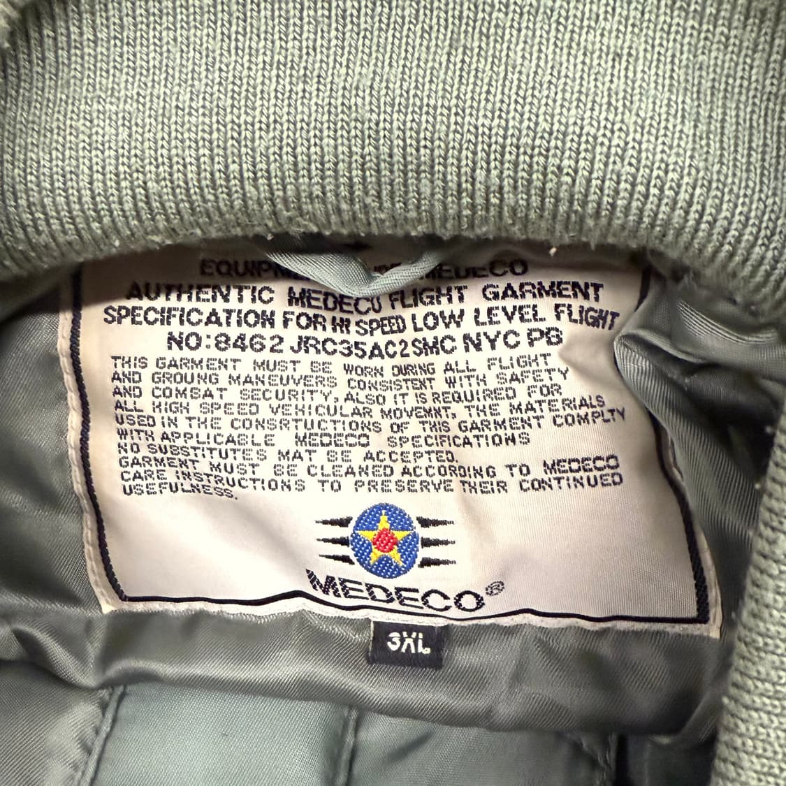 [정품/3XL] 메데코 항공 점퍼 패치 봄버 자켓 b19 상품이미지6
