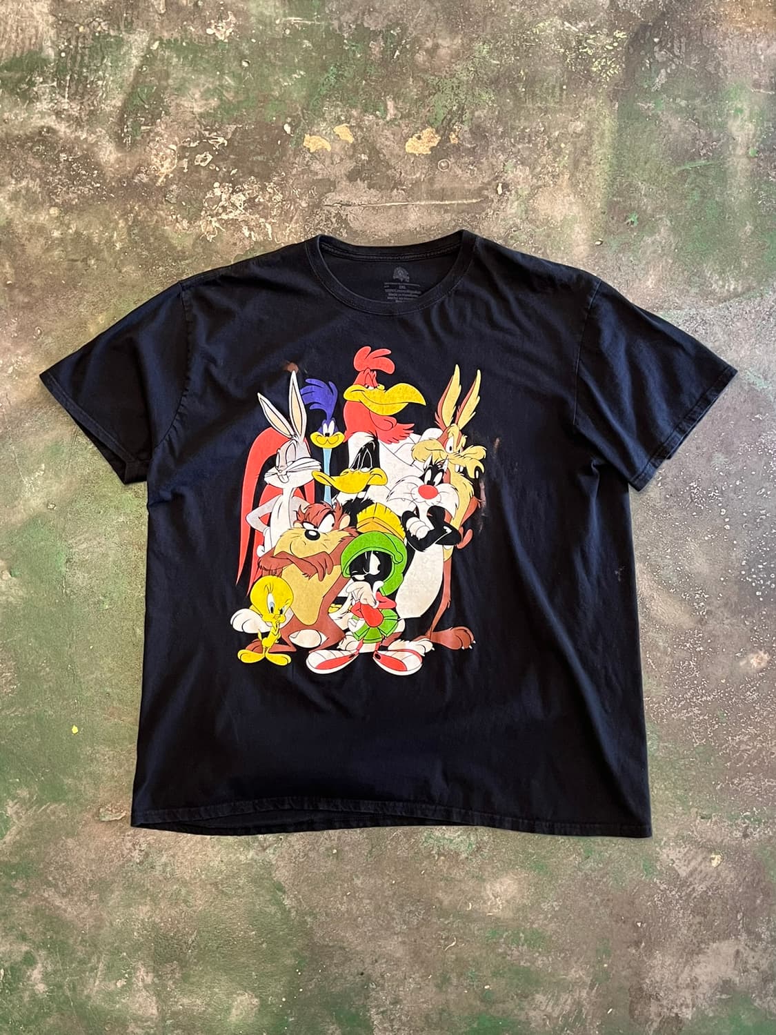 [2XL] 워너브라더스 루니툰즈 캐릭터 그래픽 티셔츠 상품이미지1
