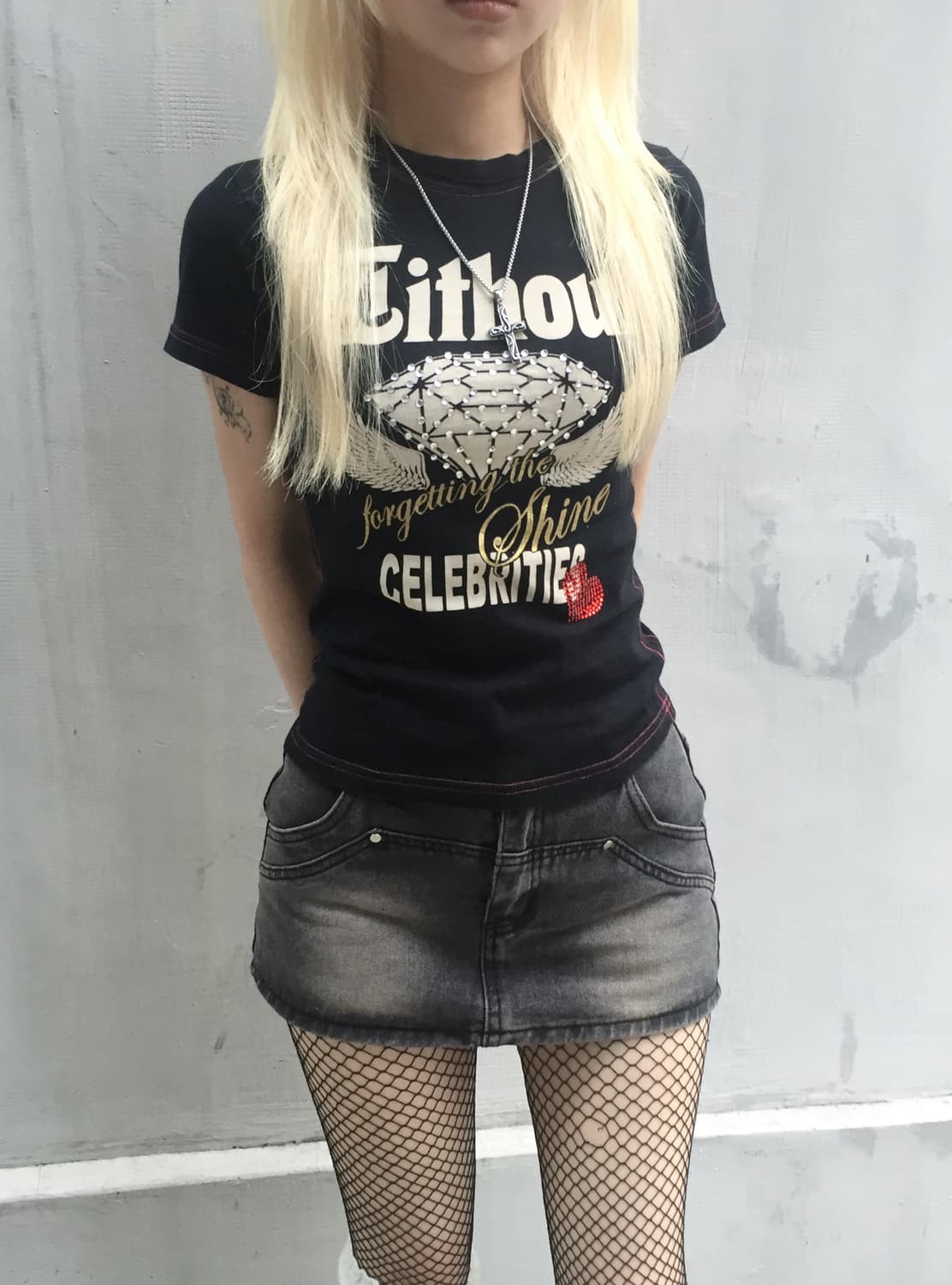 Cubic detail y2k top  상품이미지1