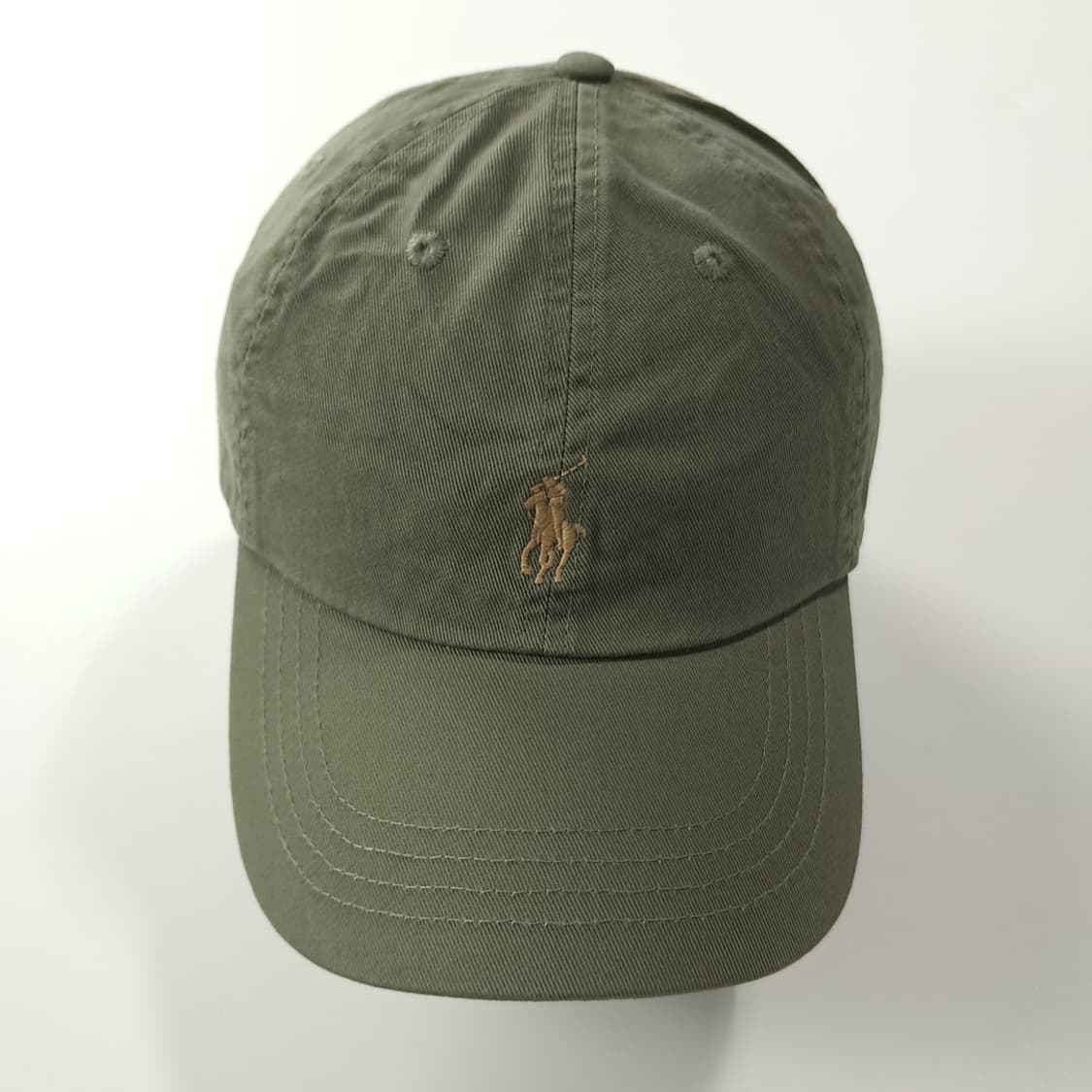 CK459 폴로 라이트브라운 포니 카키 그린 볼캡 모자 상품이미지3
