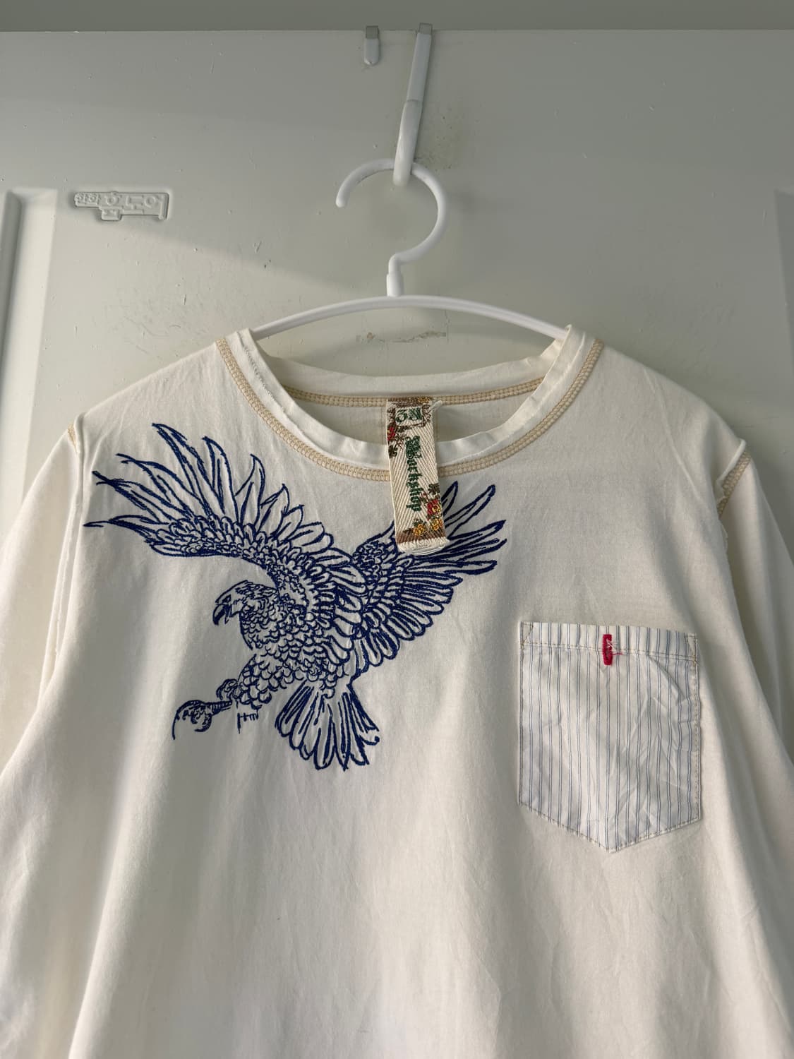 일본빈티지 오리엔탈 자수 패치워크 롱슬리브 상품이미지5