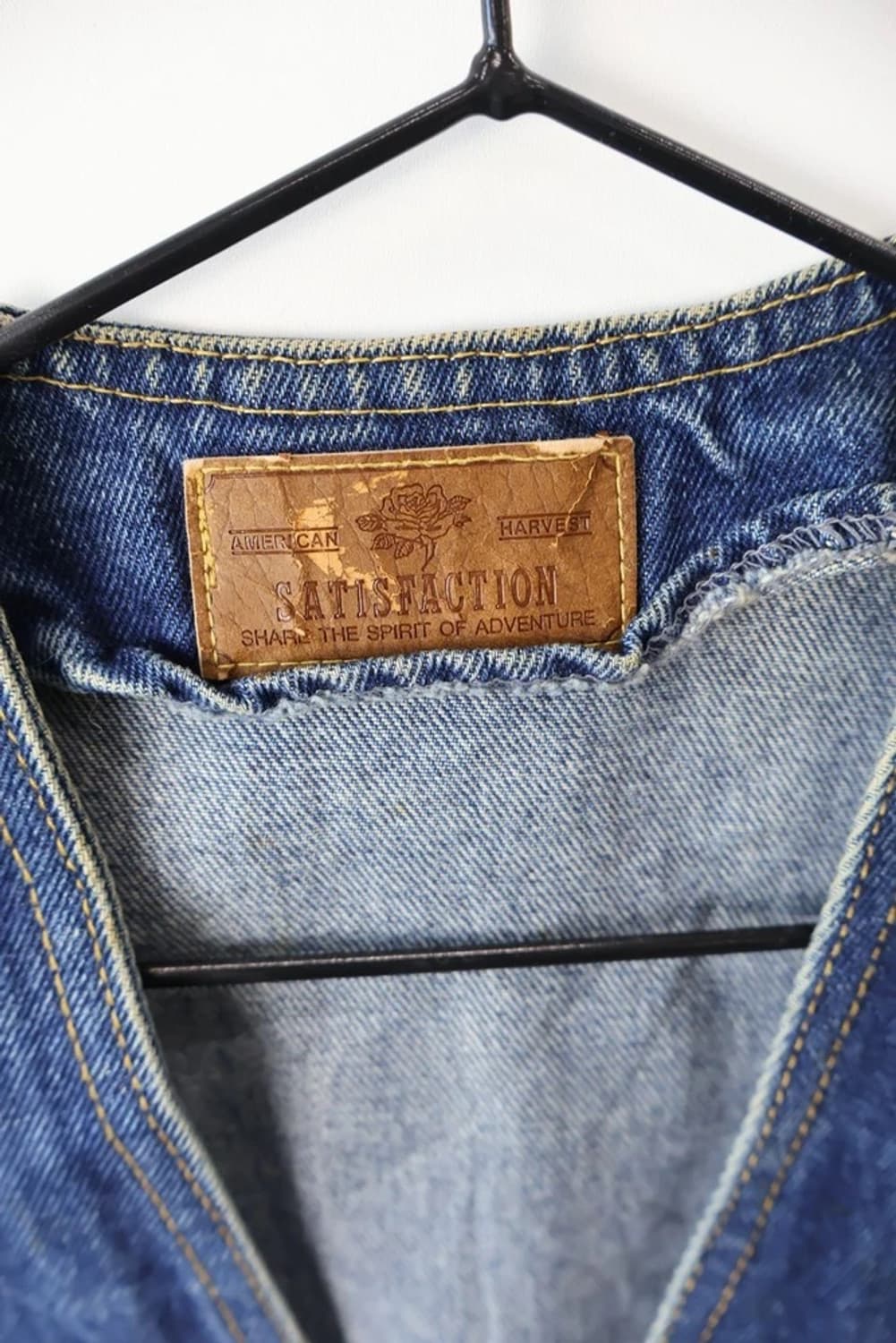 90s Satisfaction Denim Vest 상품이미지5