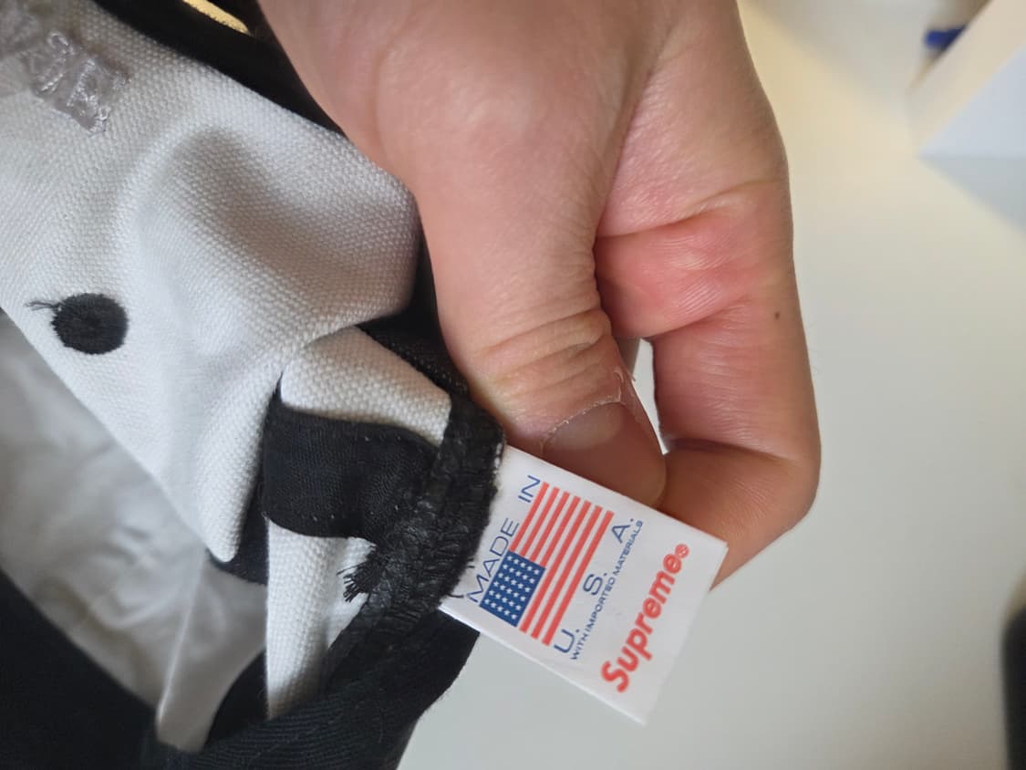 슈프림 S로고 6패널 피그먼트 볼캡 블랙 상품이미지3