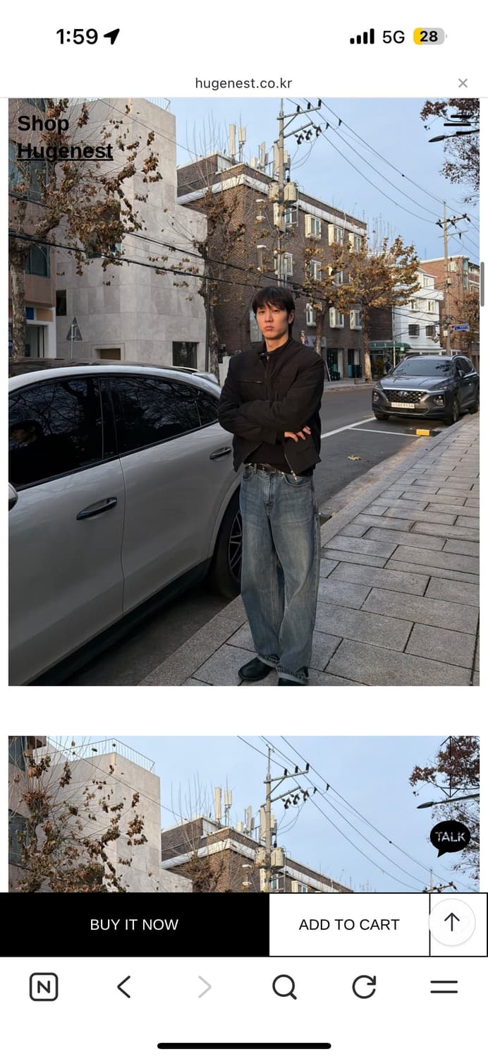 반택포8 신상 휴즈네스트 라이더 패딩자켓 블랙L (2사이즈) 상품이미지6