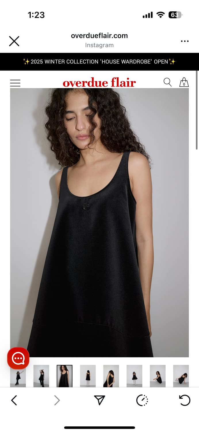 오버듀플레어 벨벳원피스 상품이미지1