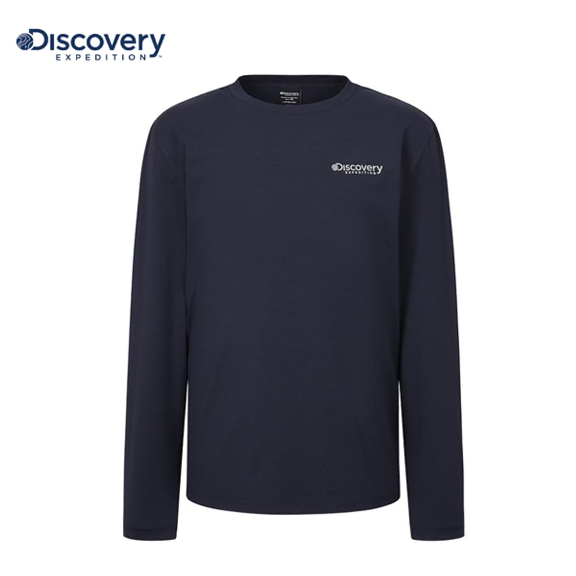 디스커버리 / 에센셜 기능성 긴팔 티셔츠 (100) Black 상품이미지1