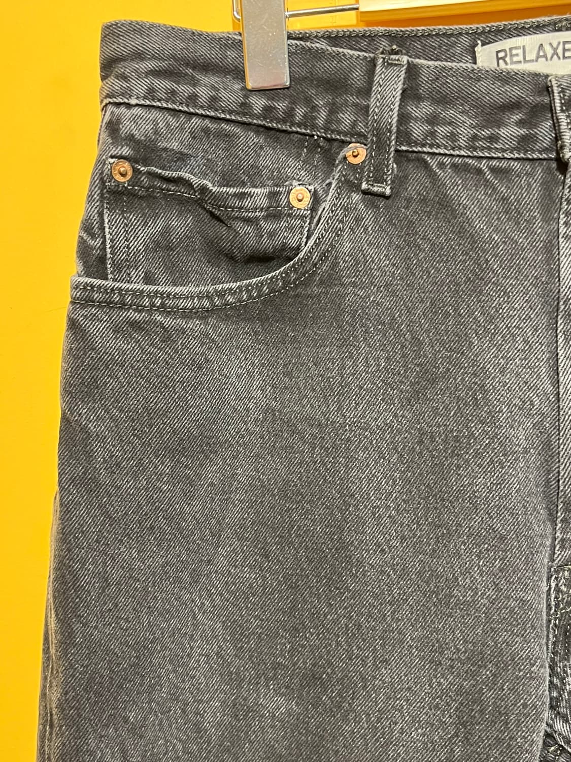 00s [36x30] 리바이스 550 릴랙스 핏 블랙 데님 상품이미지3