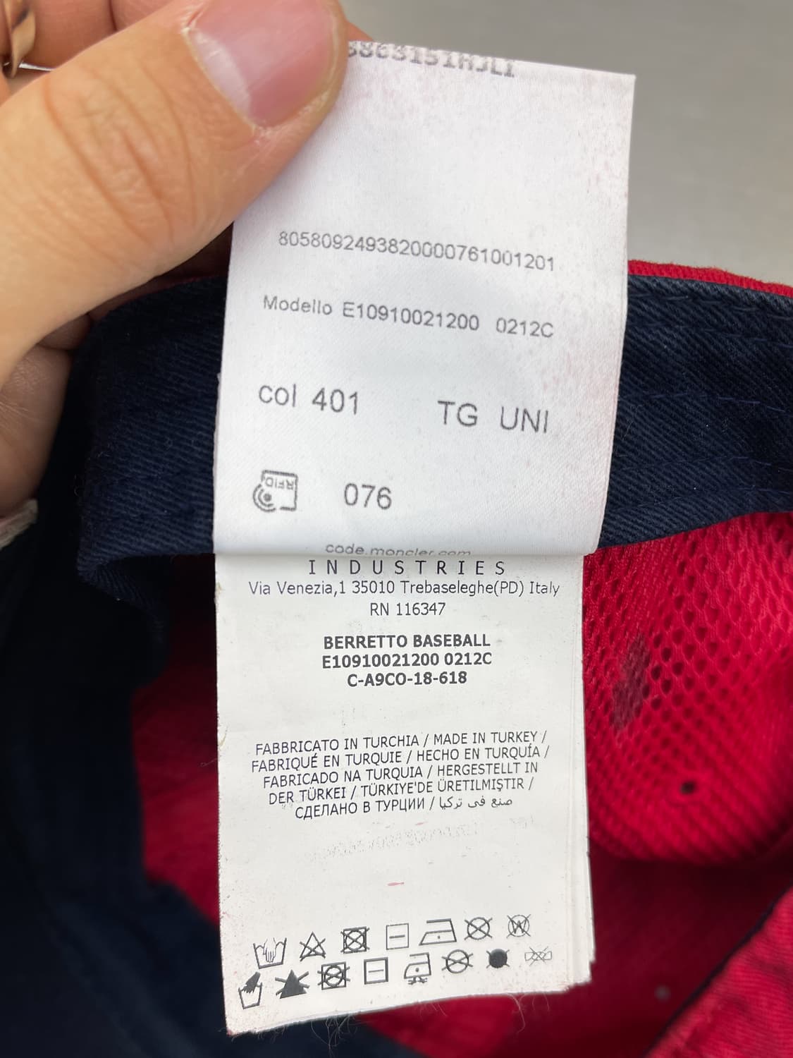 몽클레르 가먼트 다이드 볼캡 상품이미지6