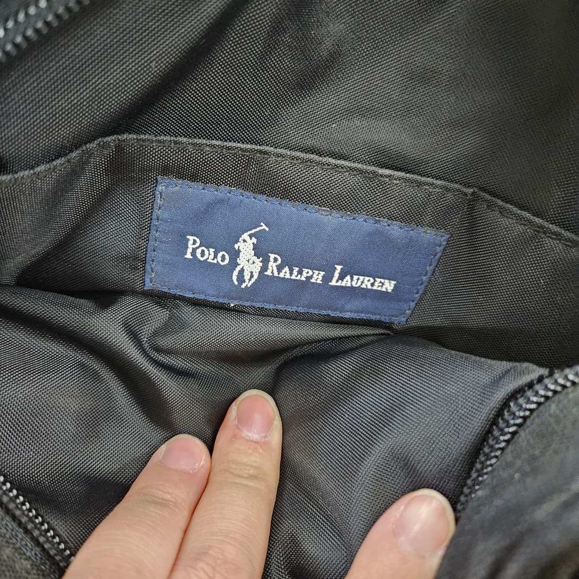 [실측확인] 폴로 랄프로렌 캔버스 가죽 크로스백 0120Y2 상품이미지6