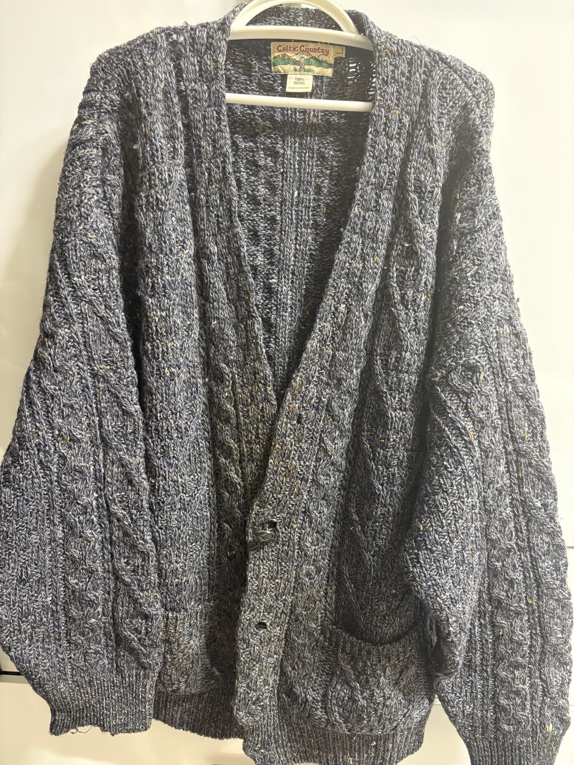 Celtic Country 케이블 니트 가디건 L 상품이미지2