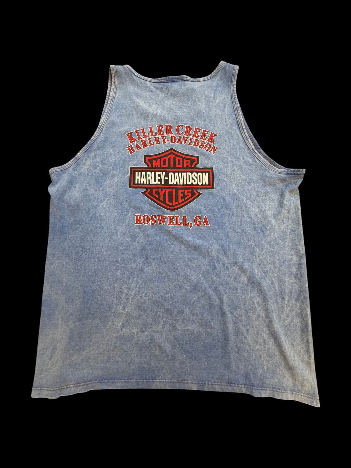 할리데이비슨 빈티지 빅로고 나시 상품이미지2