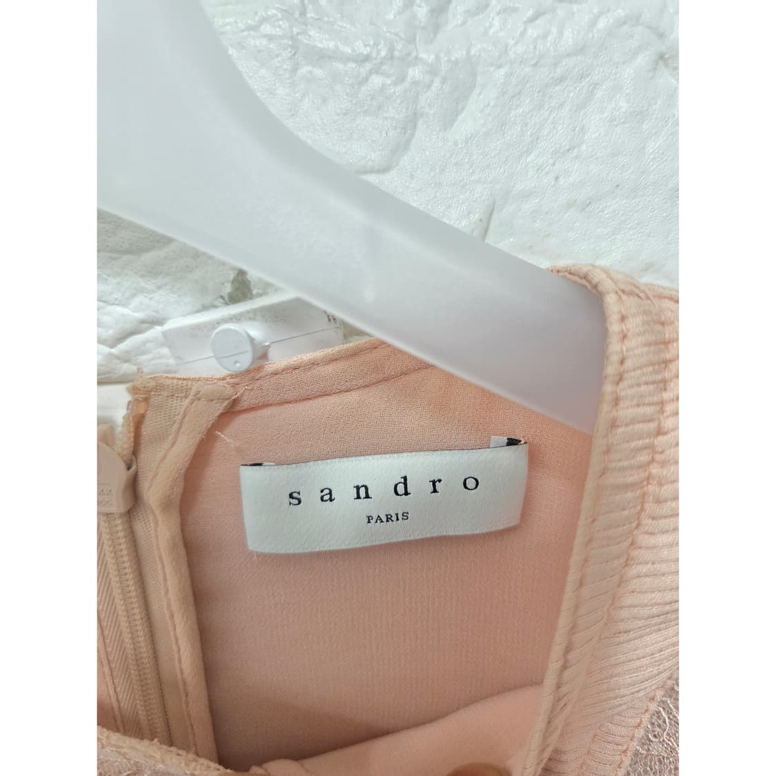 산드로 Sandro 핑크 레이스 원피스 S 상품이미지2