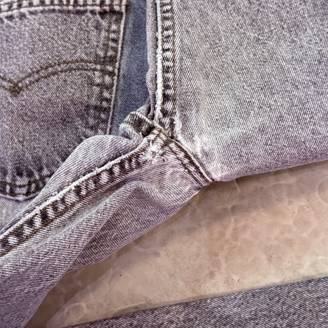 [36/30] USA 리바이스 505 오렌지탭 orange 흑청 블랙 상품이미지6