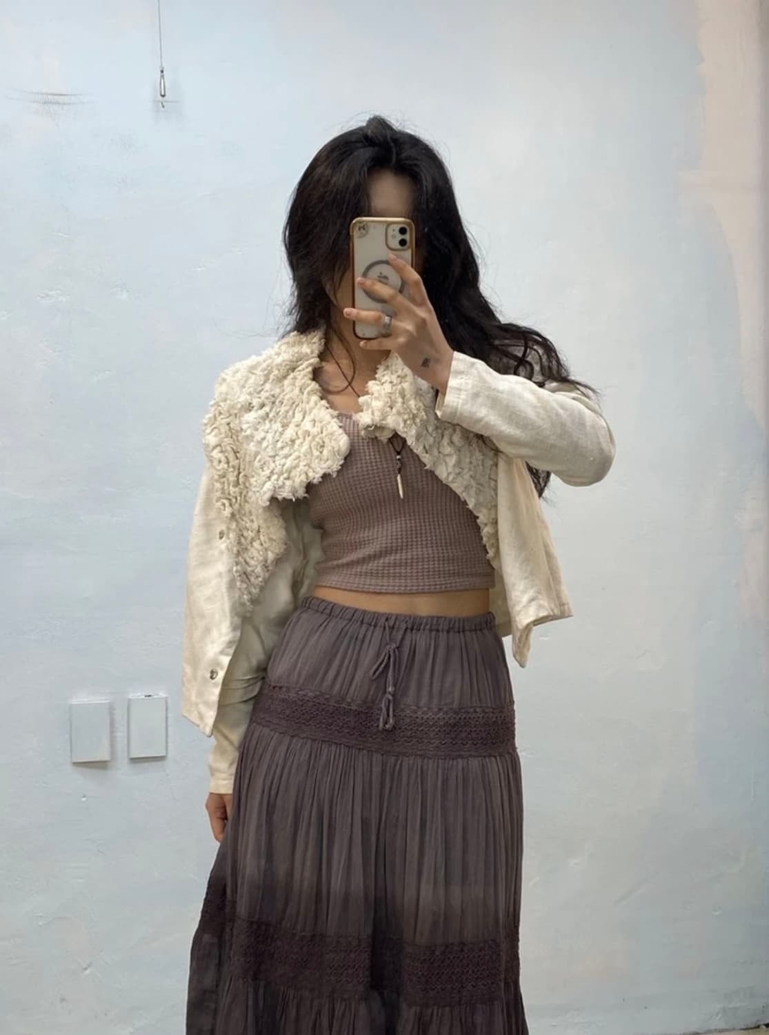 [9741]T.k. cream linen jacket  상품이미지1