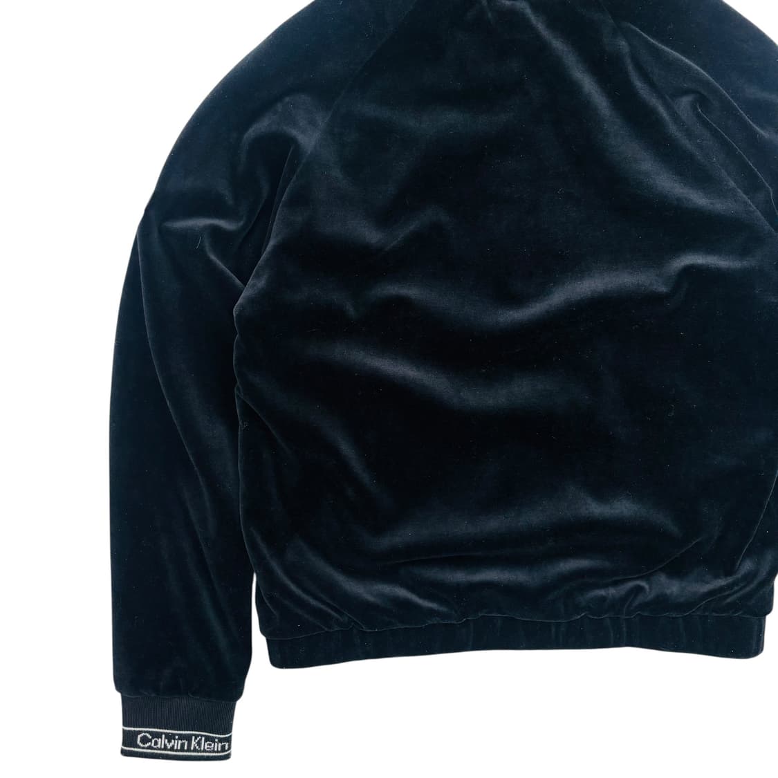 캘빈 클라인 블랙 밸루어 후드집업 S 상품이미지6