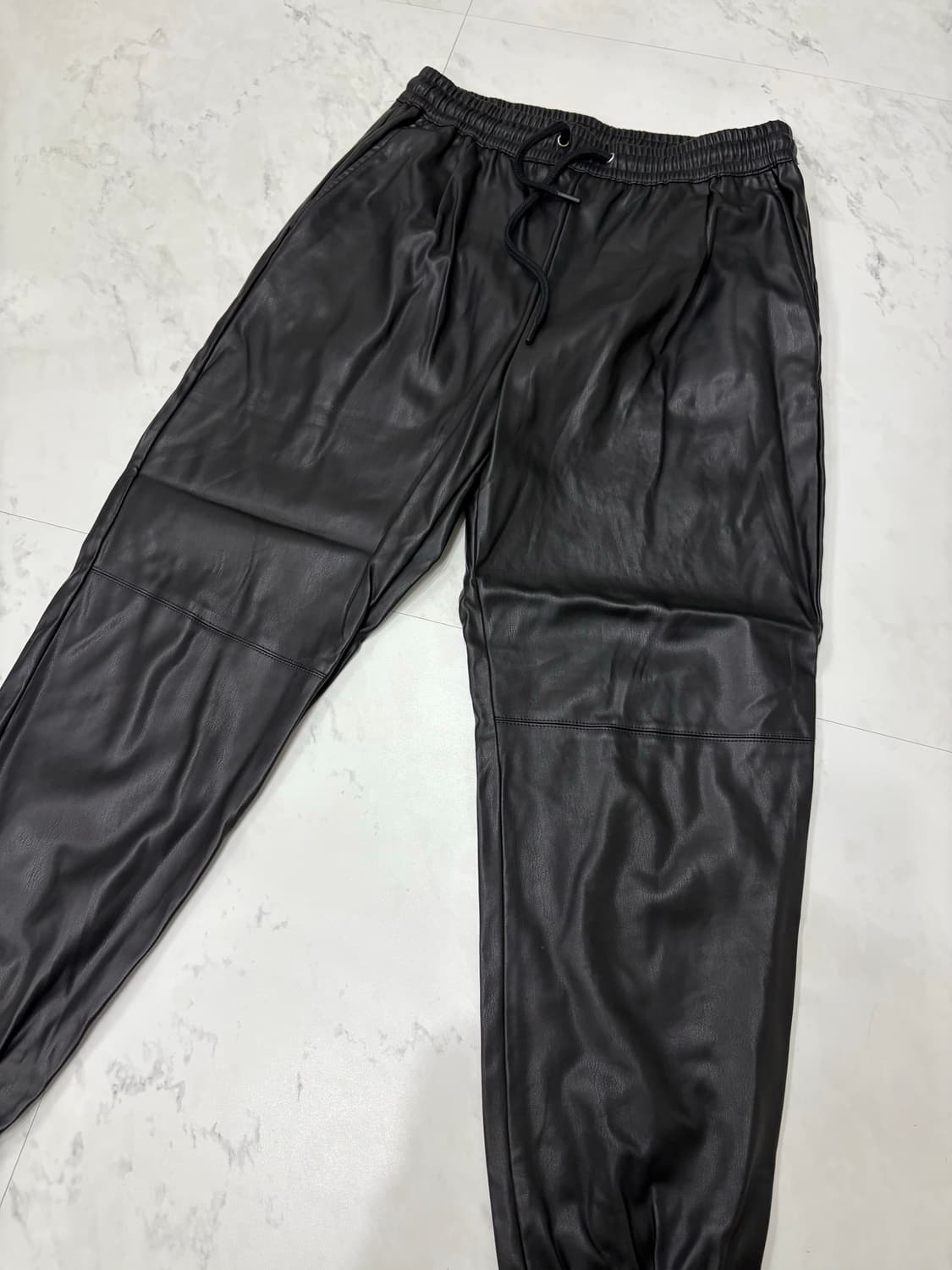 zara leather jogger pants(기모) 상품이미지2