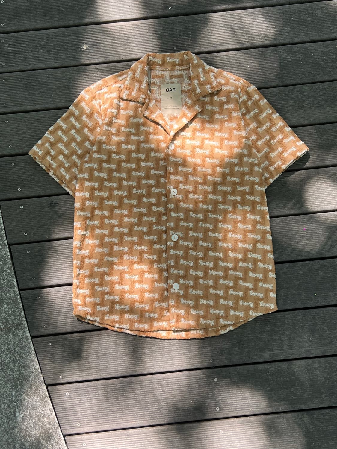 OAS Camel Layer Zig Shirt no 상품이미지1