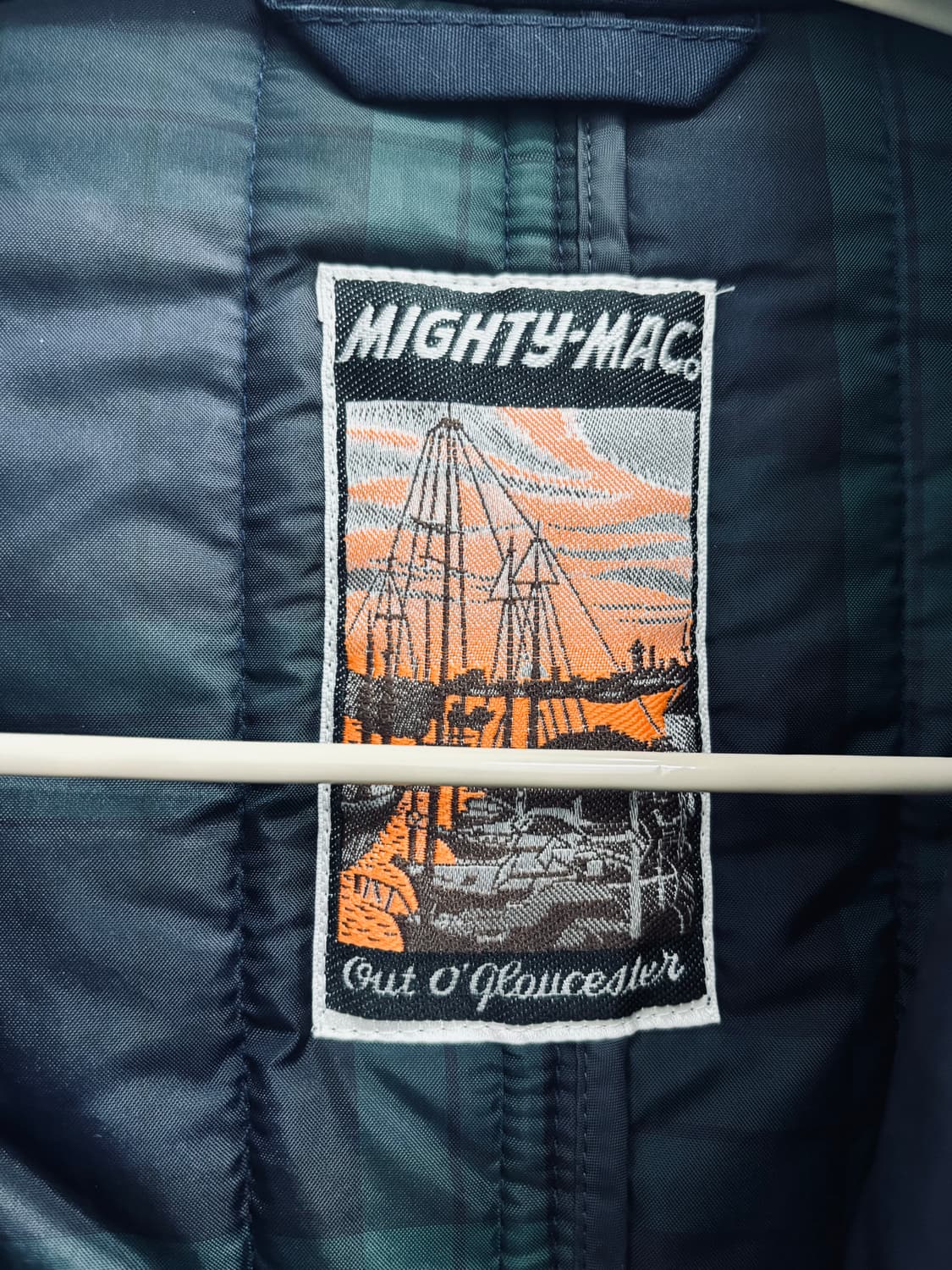 마이티맥(MIGHTY-MAC) 헤리티지 퀼팅 패딩 자켓 네이비 상품이미지3