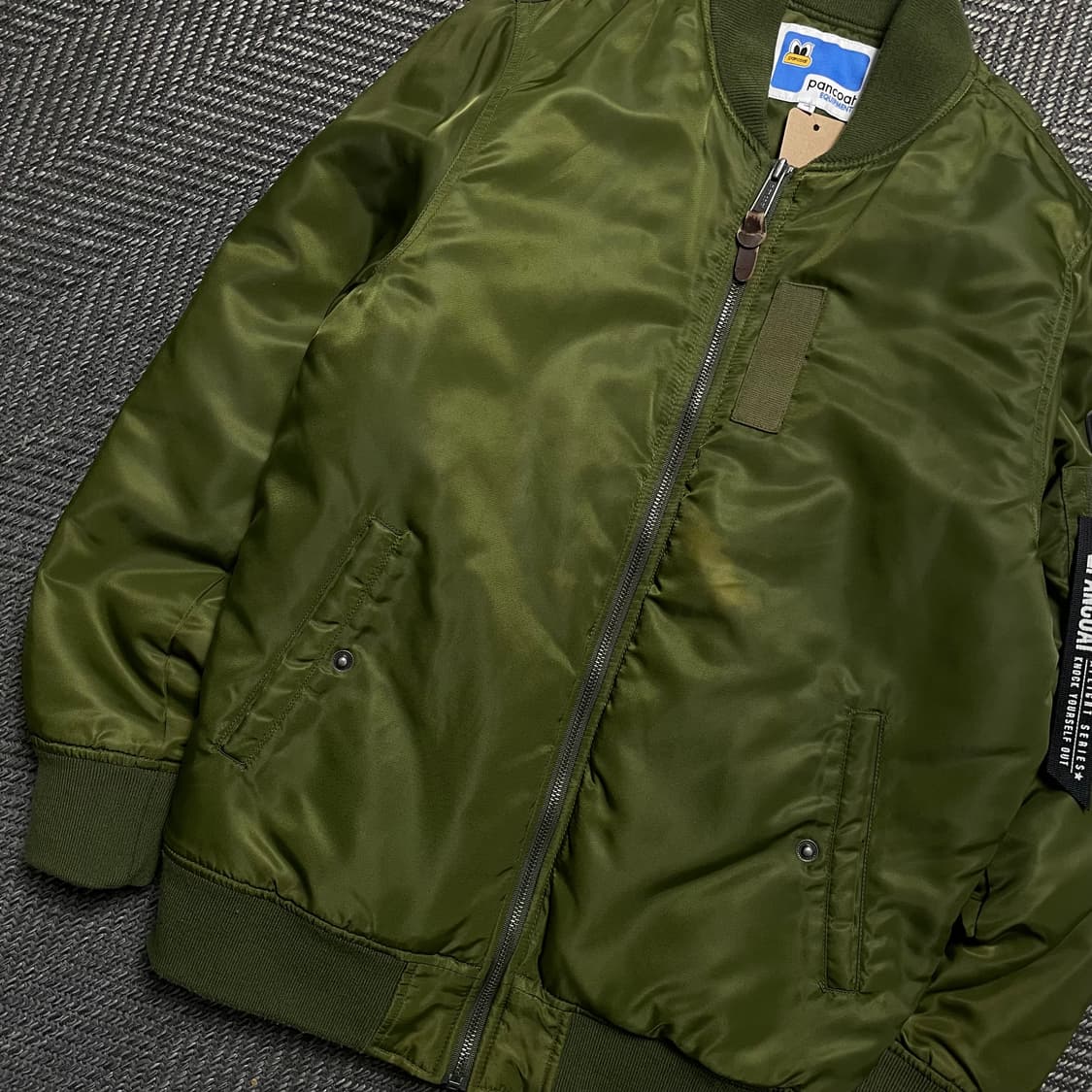 팬콧 MA-1 항공 블루종 점퍼 카키o 5203 상품이미지4