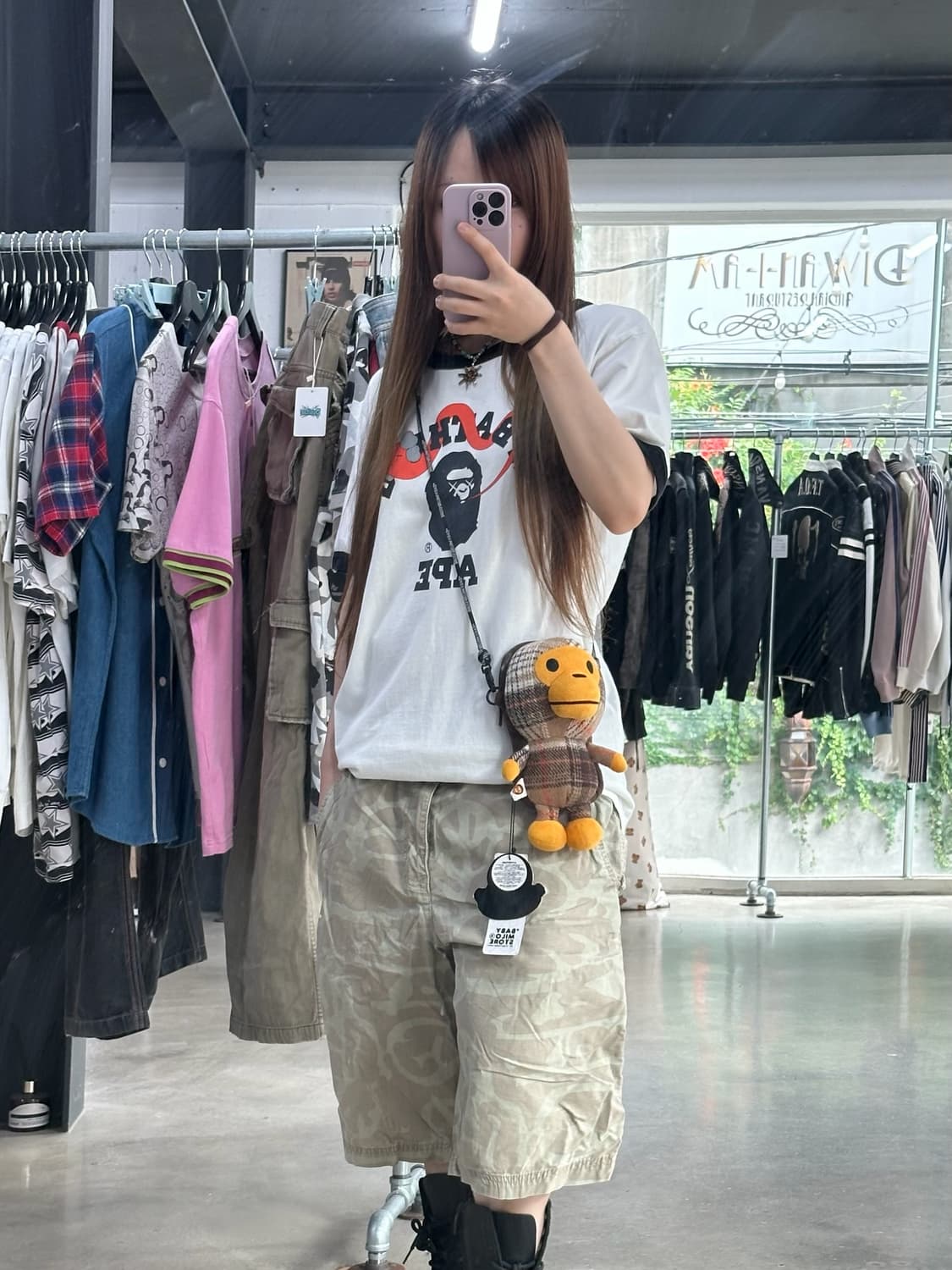 베이프 링거 반팔티셔츠 상품이미지1