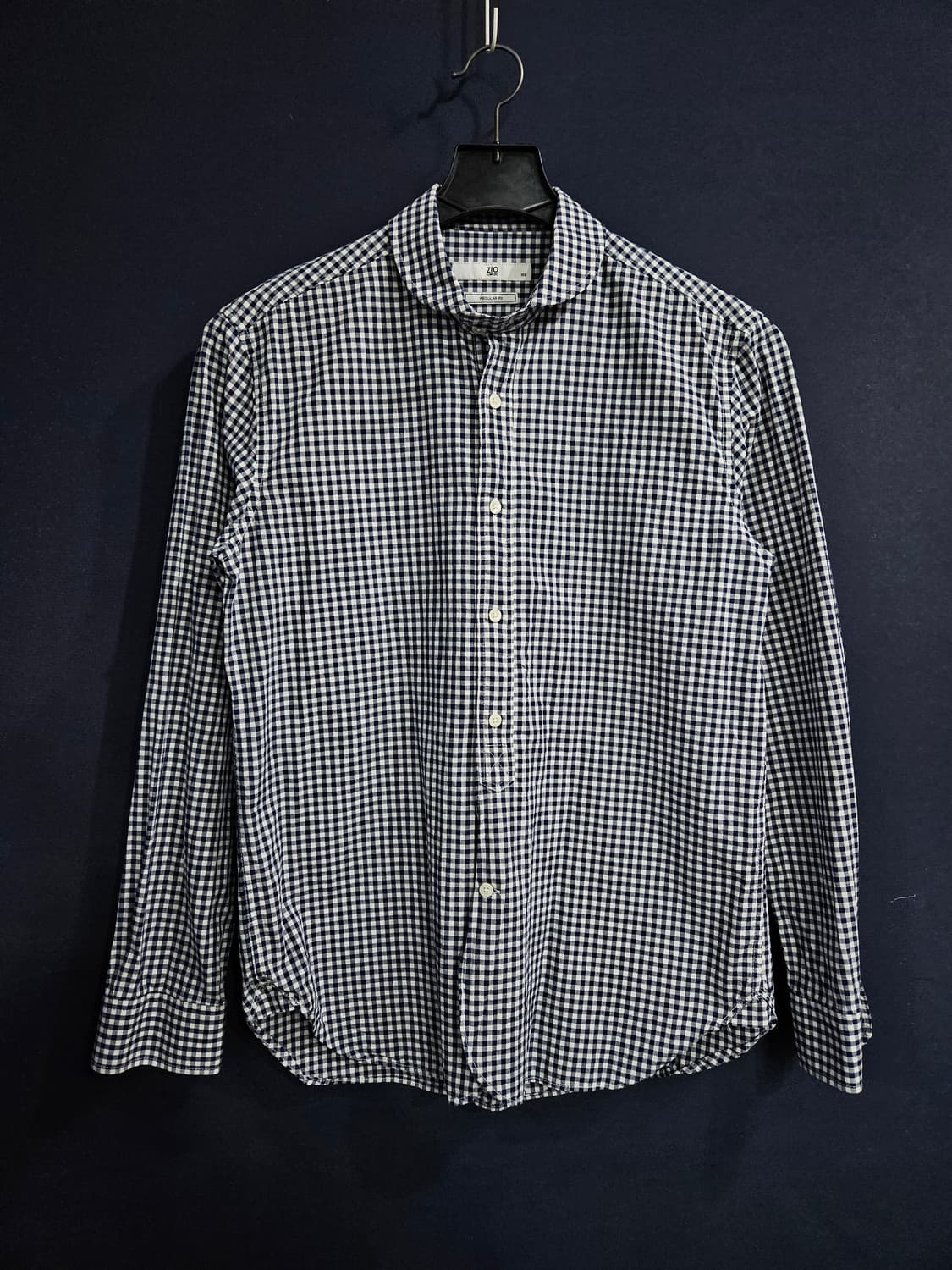 지오 송지오 스트라이프 체크 남성 105 긴팔셔츠  상품이미지1