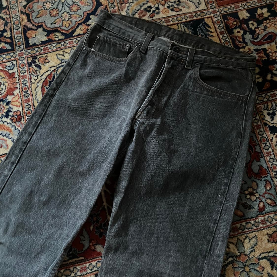 🌊88년 USA Levis 501 black denim pants 상품이미지4