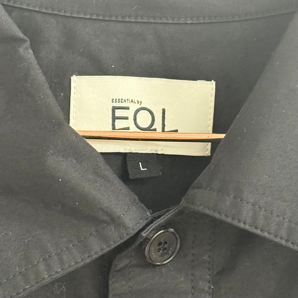 한섬(EQI) 이큐엘 에센셜 블랙  하프 셔츠 (L) 상품이미지2