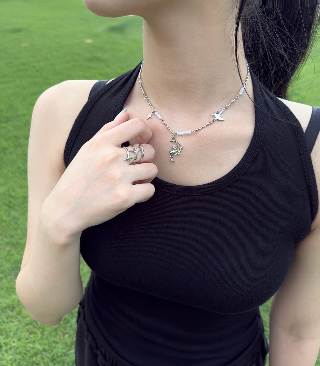 pcr053 Moonlight ya necklace 상품이미지8