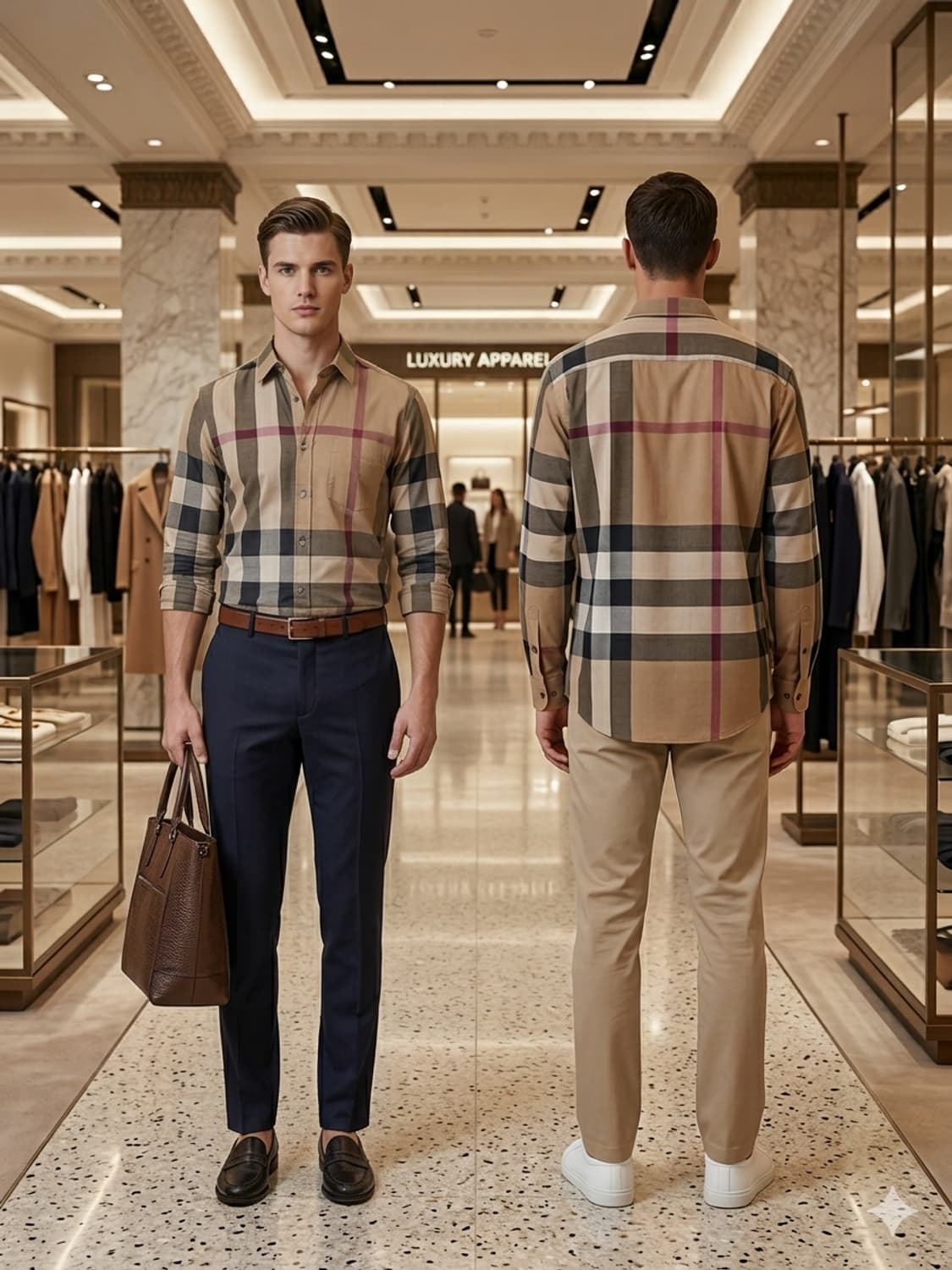 버버리브릿 체크 셔츠 100정도 상품이미지1