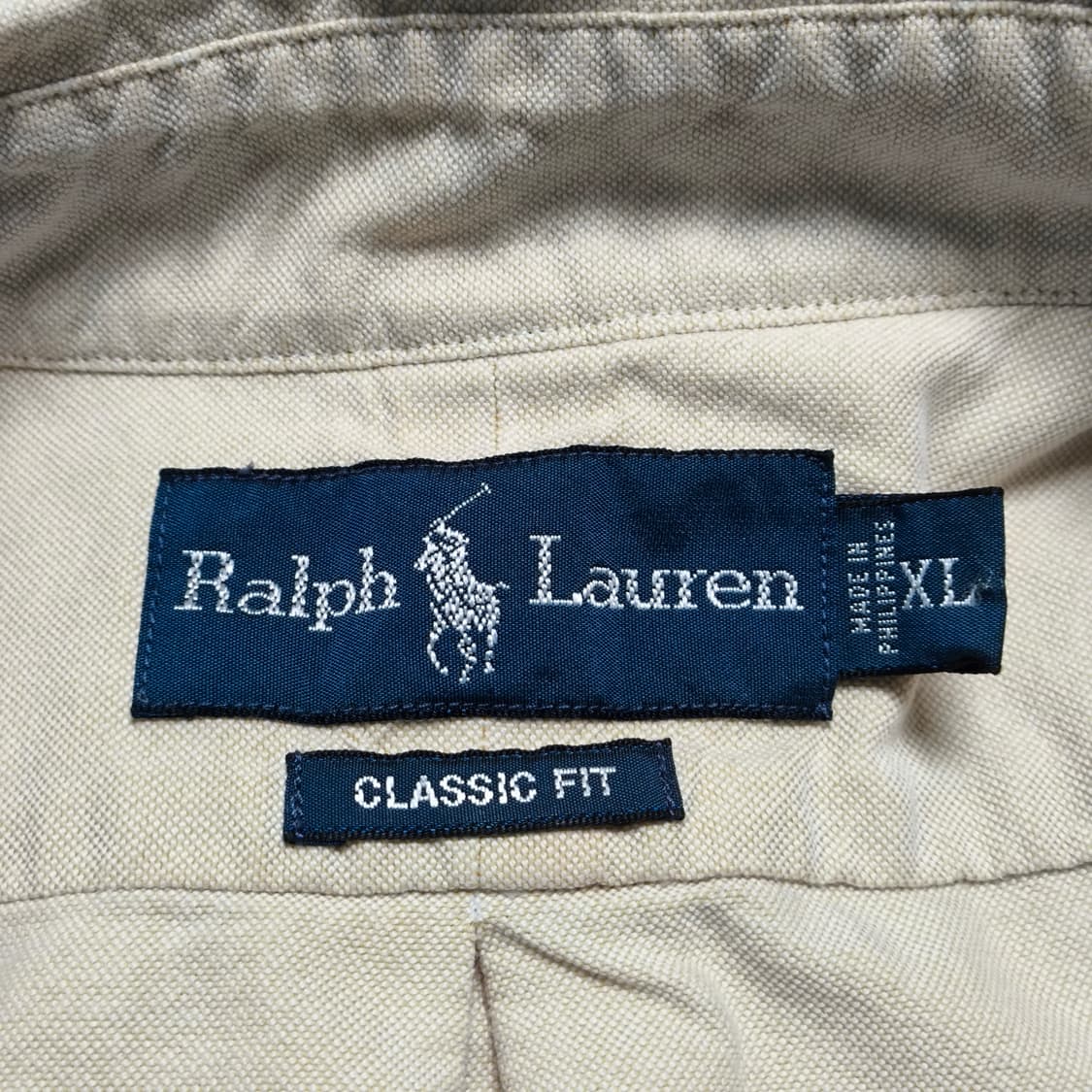 [XL] 폴로 랄프로렌 베이지 옥스포드 셔츠 상품이미지4