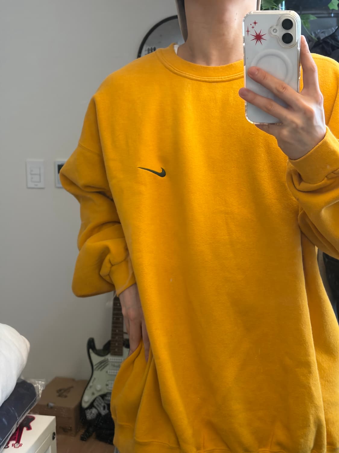 90s USA 나이키 스우시 스웻셔츠 상품이미지5