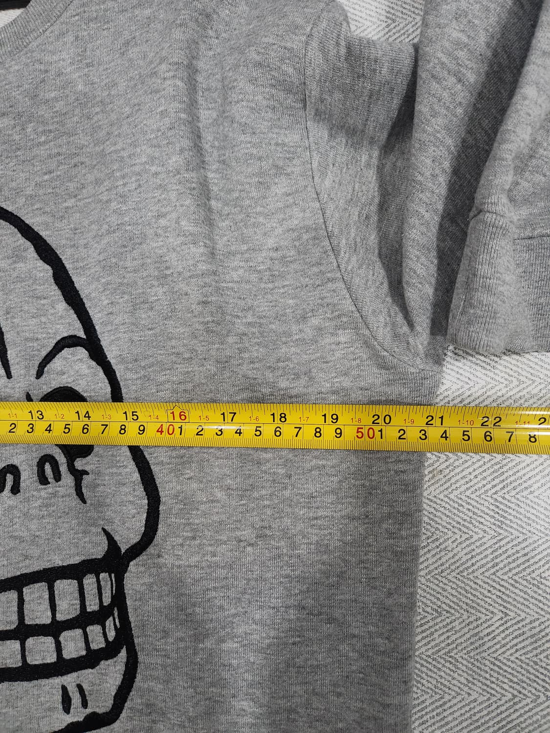 칩먼데이 해골 자수 맨투맨 남성 100사이즈 상품이미지6
