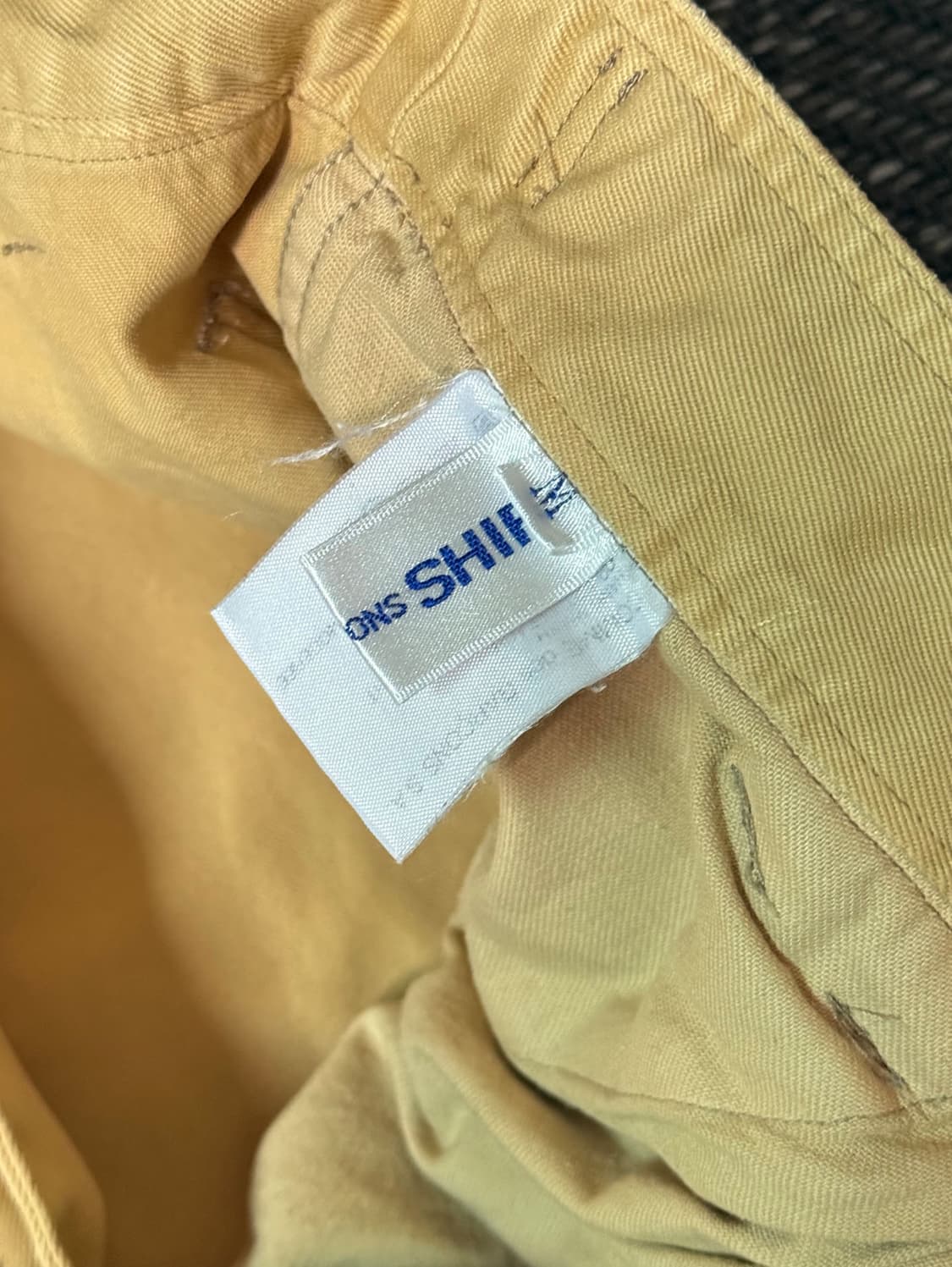 (35) 꼼데가르송 SHIRT 라인 와이드 스트레이트 코튼 팬츠 상품이미지4
