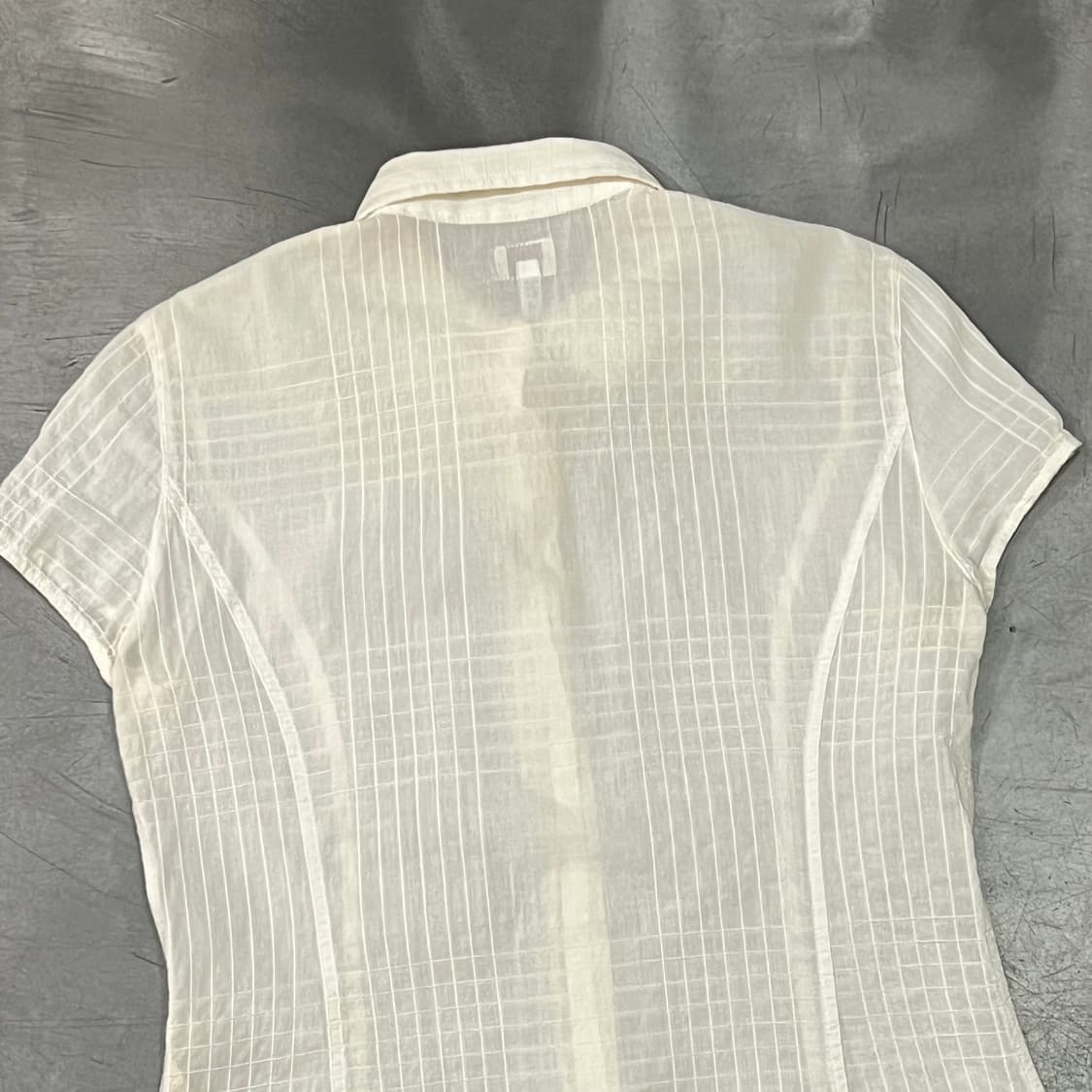  아르마니 진스 체크 하프 셔츠 y16108 상품이미지5