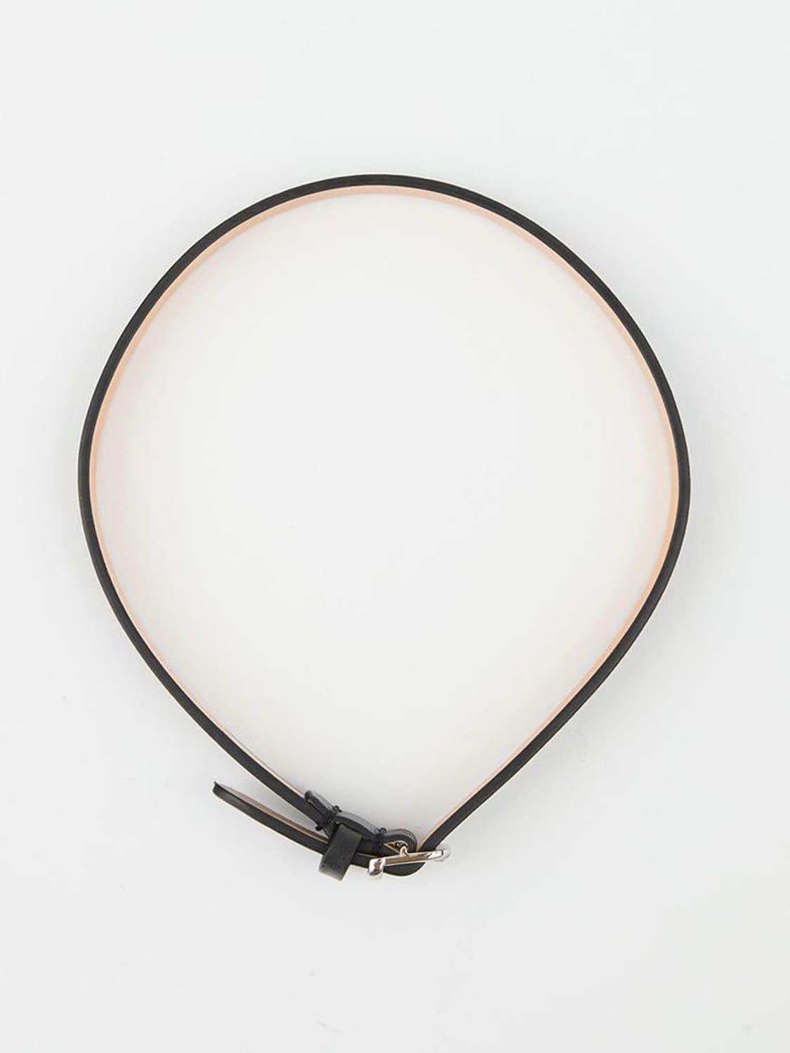 black leather buckle choker 상품이미지3
