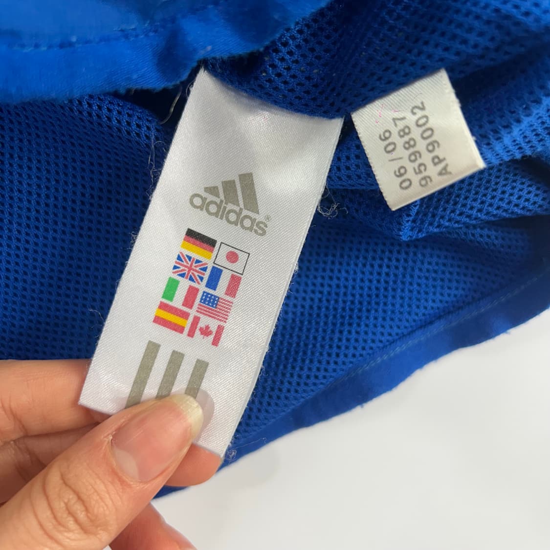 Adidas 아디다스 블루 트랙탑 바람막이 상품이미지6