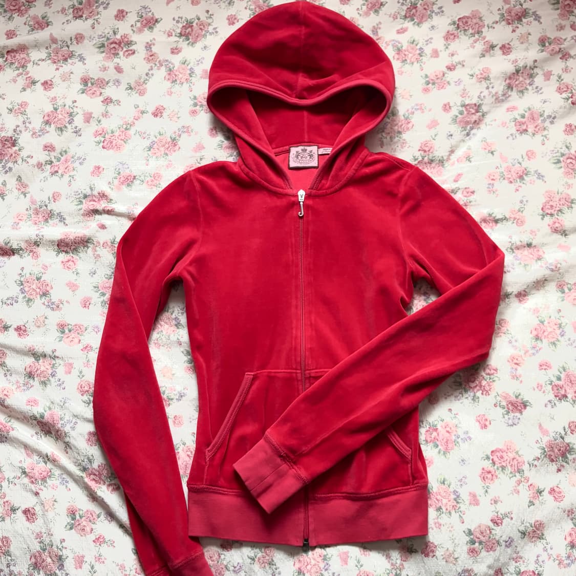 쥬시꾸뛰르 벨벳 후드집업 트레이닝자켓 상품이미지1