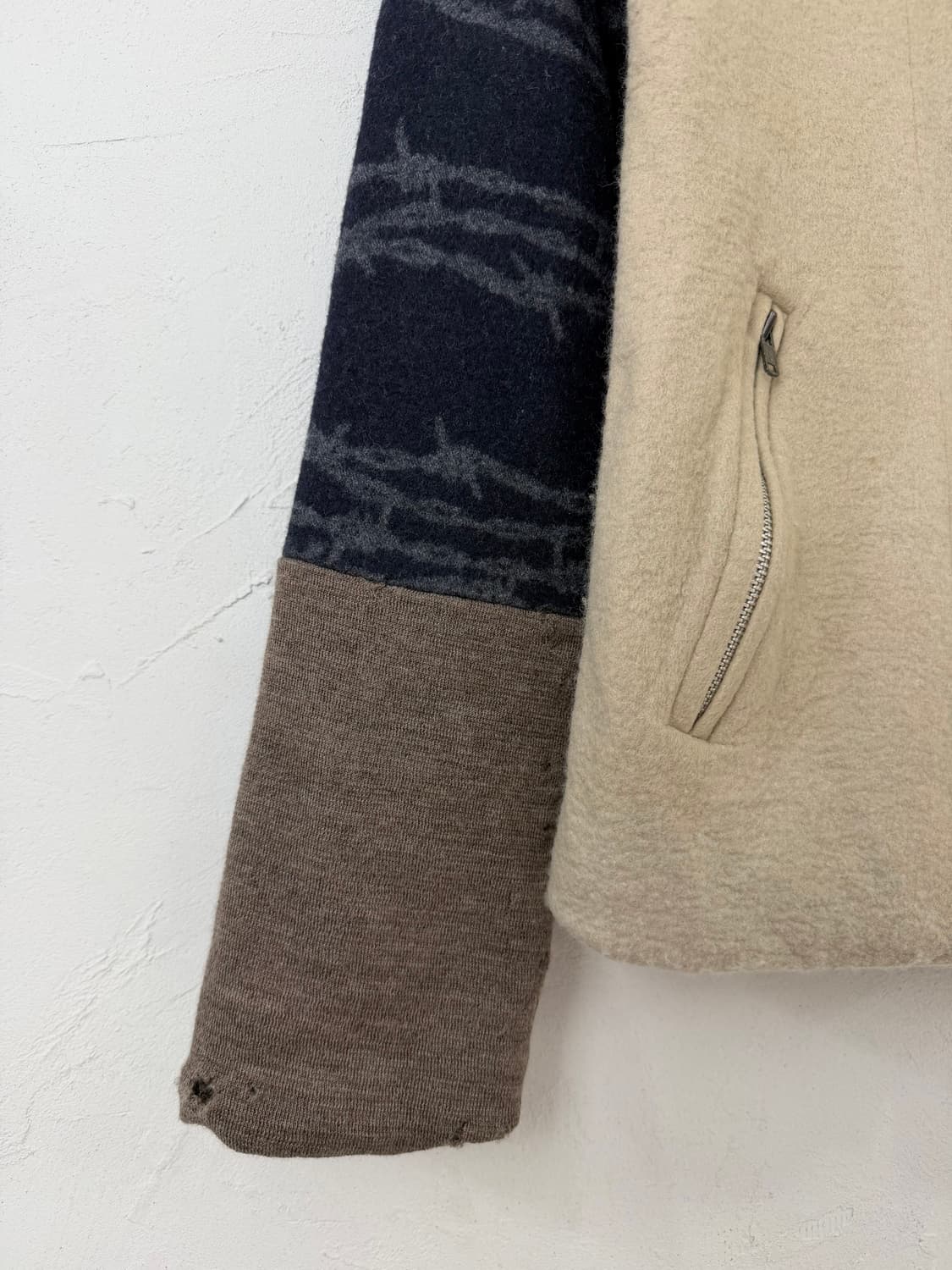 언더커버 96AW 와이어기 축융울 자켓 상품이미지4