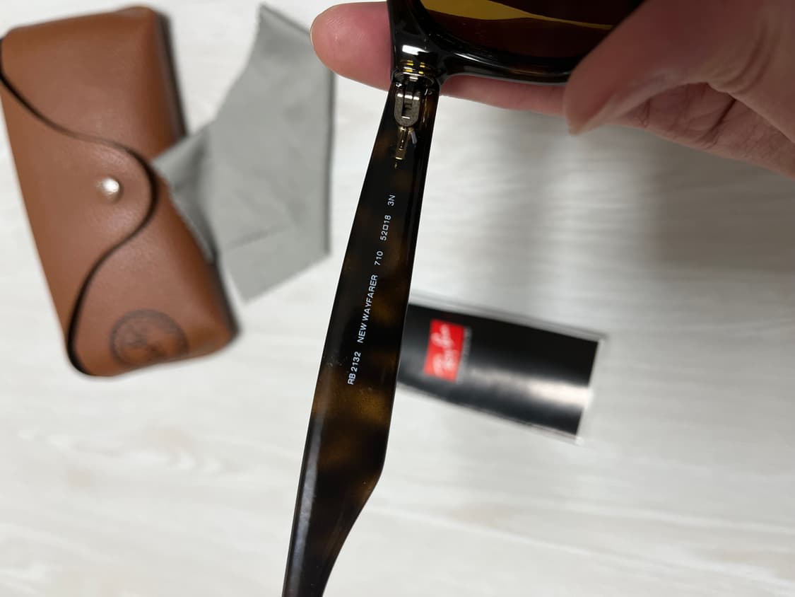 레이벤 rb2132 52사이즈 톨토이즈 선글라스 상품이미지2