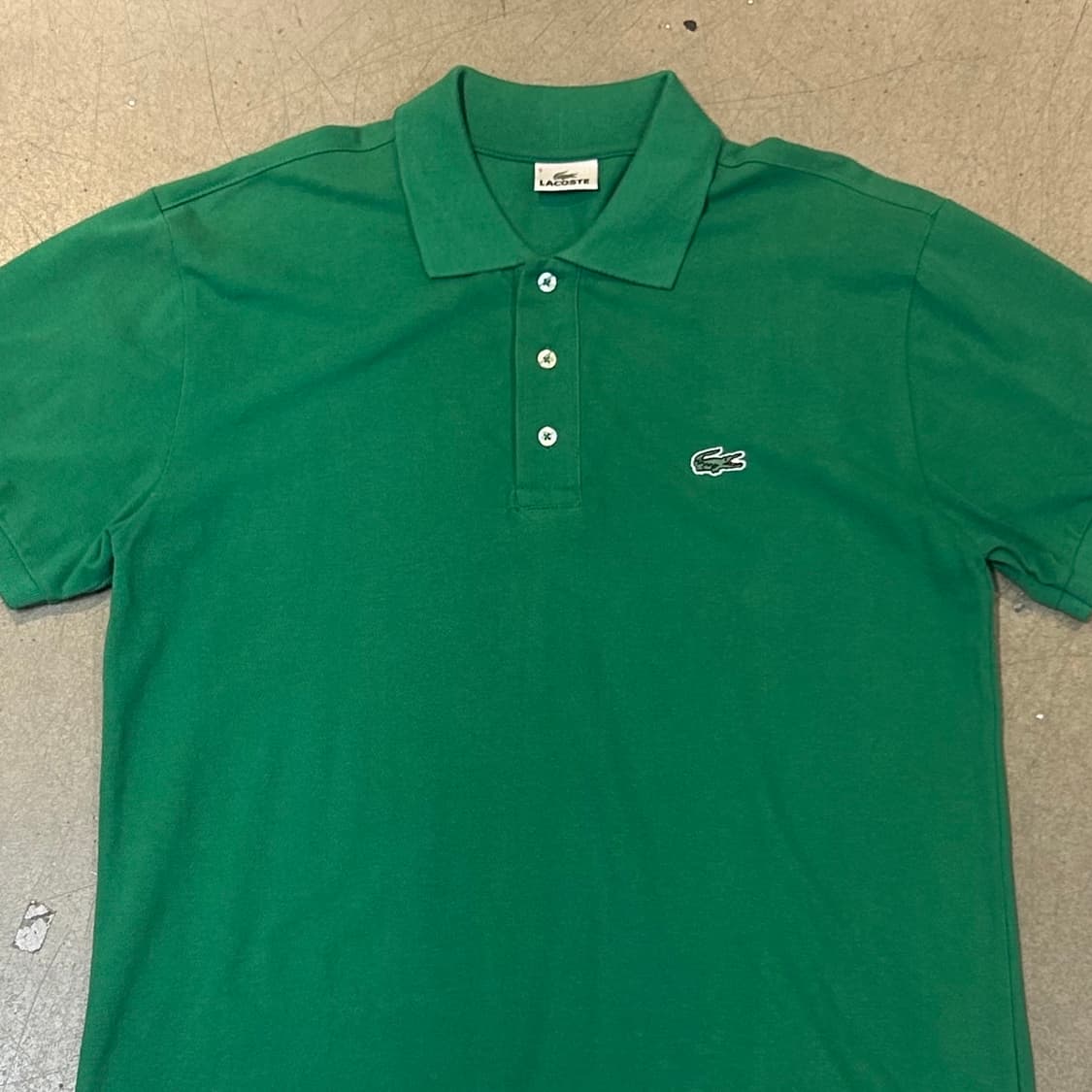 5 라코스테 그린 카라 반팔 티셔츠 상품이미지1