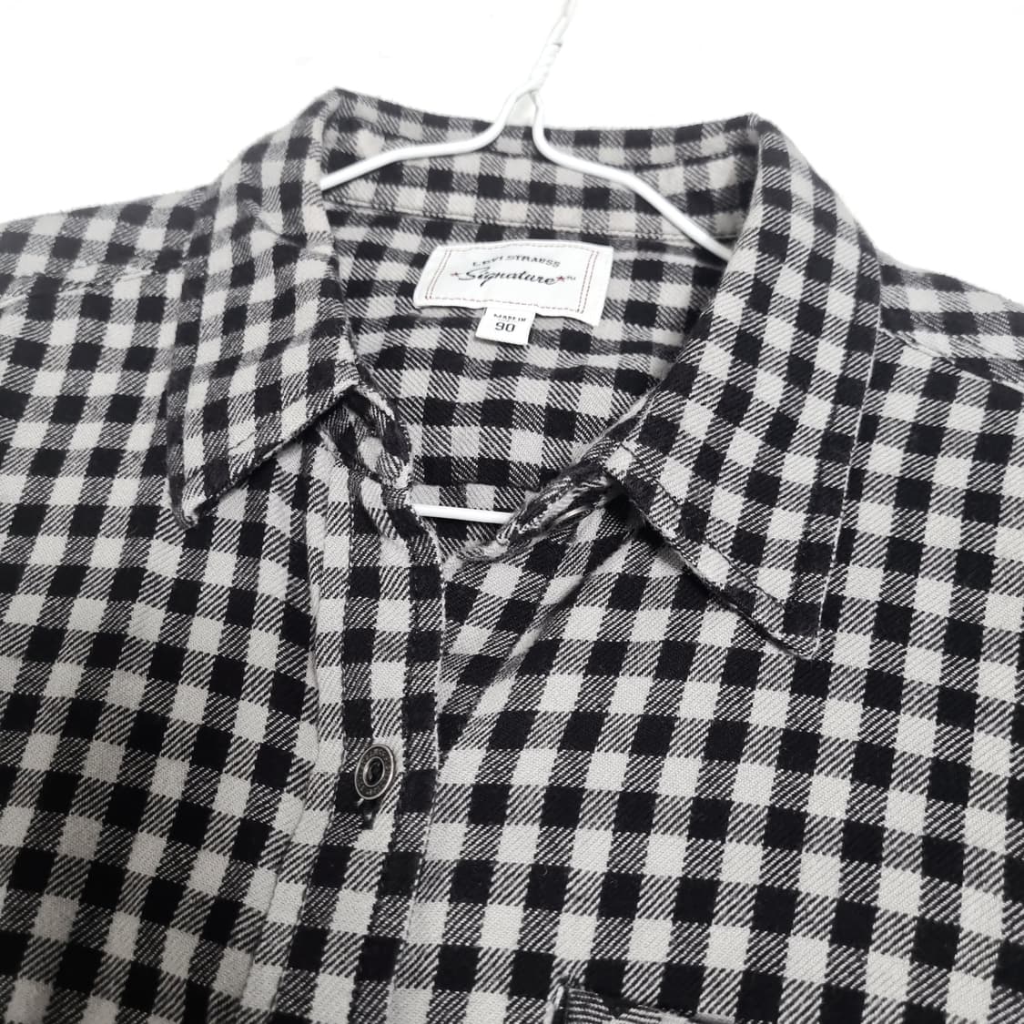 리바이스 시그니처 체크 남방 90 셔츠 긴팔 상품이미지5
