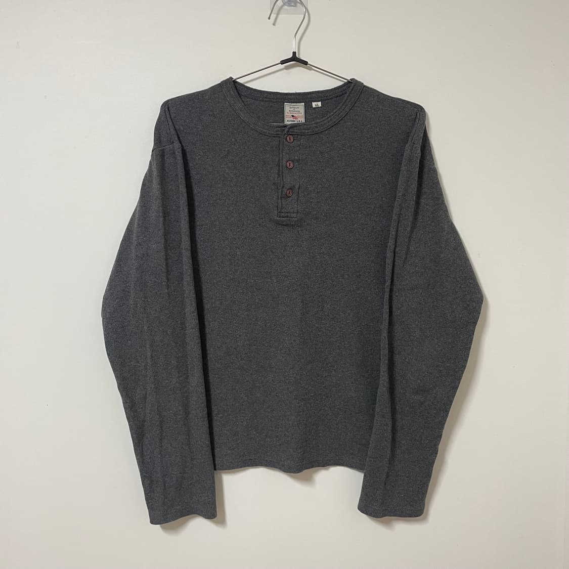 AVIREX GRAY KNIT LONG SLEEVE 상품이미지2