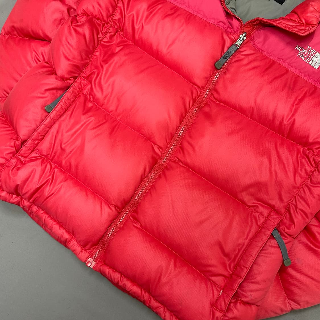 노스페이스 구스다운 눕시 700 레드 패딩 95 상품이미지5