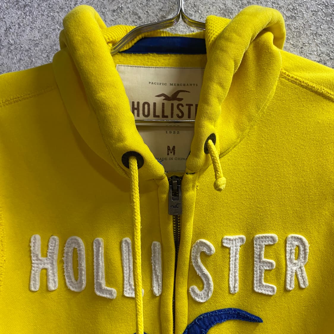 홀리스터 빅로고 버드 옐로우 후드집업 B4652 상품이미지3
