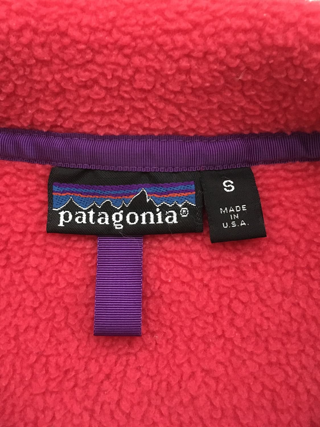 90s USA made Salmon Synchilla Snap-t 상품이미지3