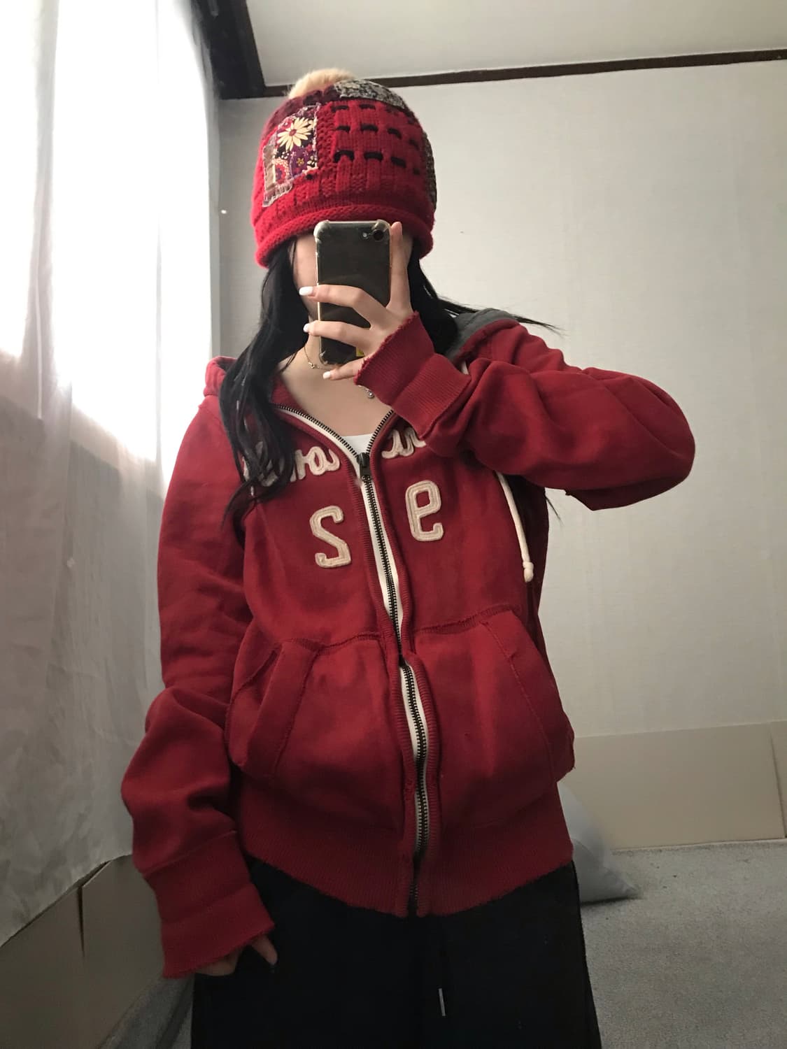 아베크롬비 레드 후드집업 상품이미지6