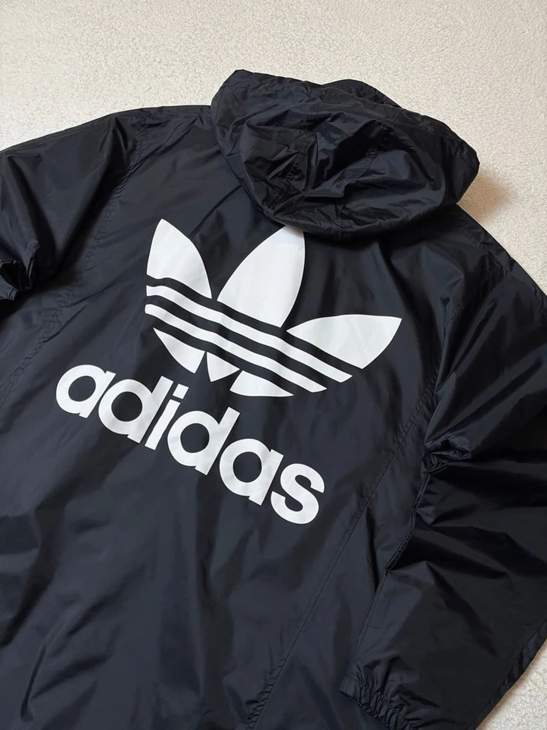 아디다스 파이어버드 빅로고 퍼티그 롱 코트 PN7640 상품이미지2