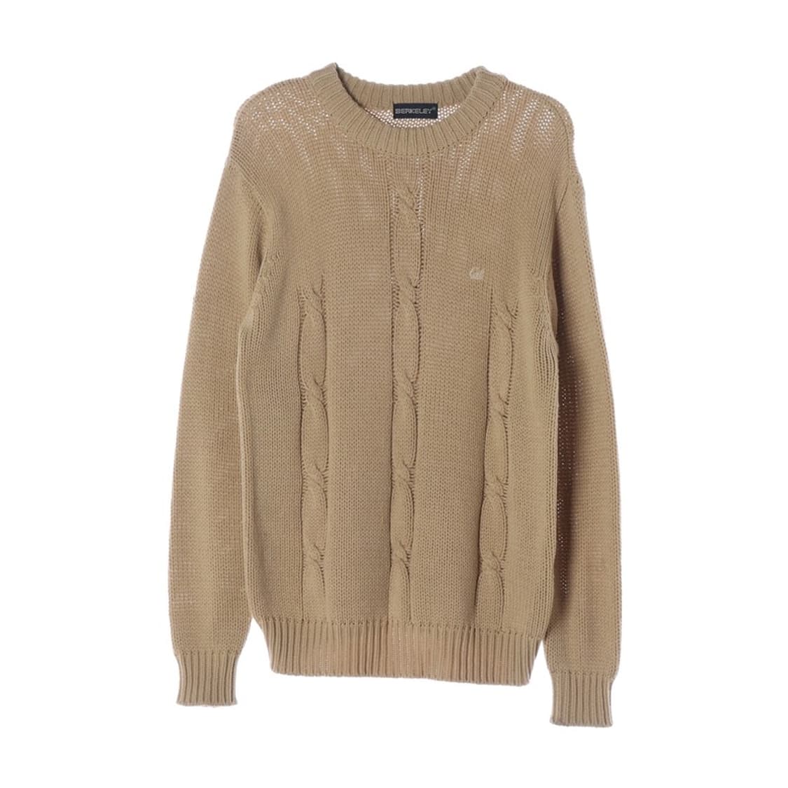 버클리 빈티지 꽈배기 케이블 니트 상품이미지1